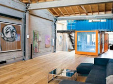 集裝箱房屋式閣樓:客房、工作室和藏品陳列室