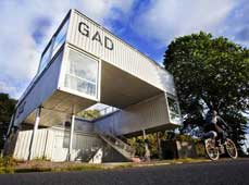 來(lái)自挪威的集裝箱建筑作品： GAD 藝術(shù)畫(huà)廊