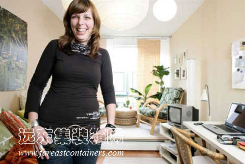 宜家住人集裝箱活動房屋式學(xué)生公寓，二手集裝箱(貨柜)