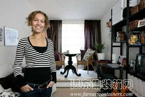 宜家住人集裝箱活動房屋式學(xué)生公寓，二手集裝箱(貨柜)