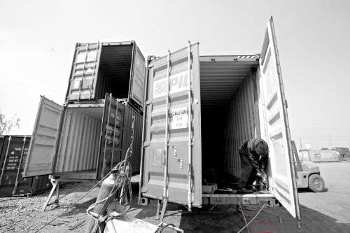 住人集裝箱活動(dòng)房屋，二手集裝箱(貨柜)