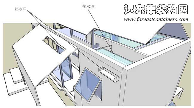 帶天窗的變形小屋,集裝箱活動(dòng)房,二手集裝箱貨柜,住人集裝箱房屋