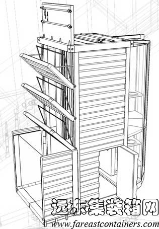 集裝箱臨時(shí)住宅,住人集裝箱房屋,集裝箱活動房,二手集裝箱貨柜