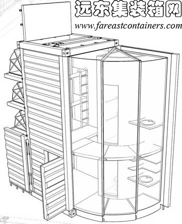 集裝箱臨時(shí)住宅,住人集裝箱房屋,集裝箱活動房,二手集裝箱貨柜