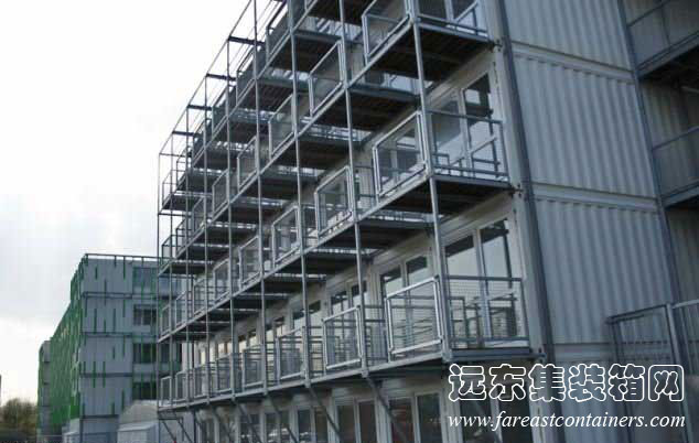 英國布萊頓臨時居所,集裝箱活動房屋,住人集裝箱