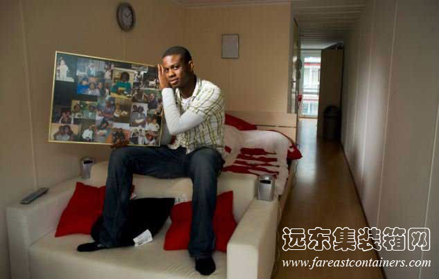 英國布萊頓臨時居所,集裝箱活動房屋,住人集裝箱