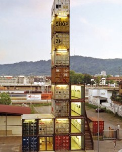 蘇黎世FREITAG旗艦店,集裝箱建筑,集裝箱房屋,集裝箱活動(dòng)房,集裝箱住宅,住人集裝箱,二手集裝箱