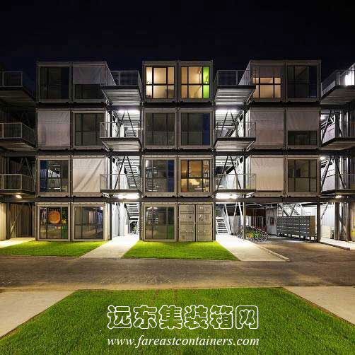 集裝箱建筑中的斜向支撐或受拉構(gòu)件,集裝箱房屋,集裝箱建筑,集裝箱住宅,集裝箱活動(dòng)房,住人集裝箱