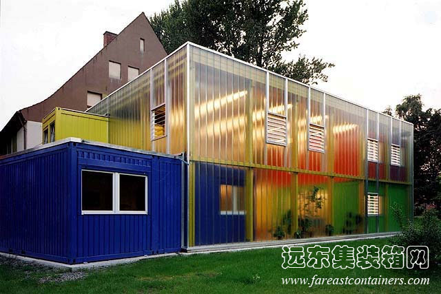 由 Han Slawik 設(shè)計(jì)的 Bed By Night,集裝箱房屋,集裝箱建筑,集裝箱住宅,集裝箱活動(dòng)房,住人集裝箱