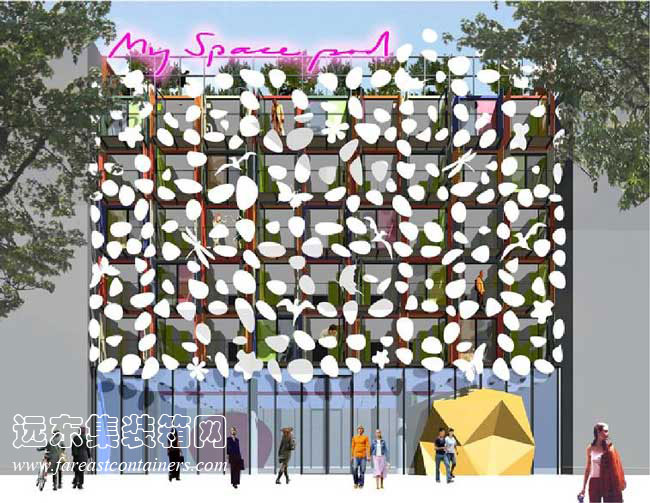 由 My Space Pod 研發(fā)的集裝箱宿舍,集裝箱房屋,集裝箱建筑,集裝箱住宅,集裝箱活動(dòng)房,住人集裝箱