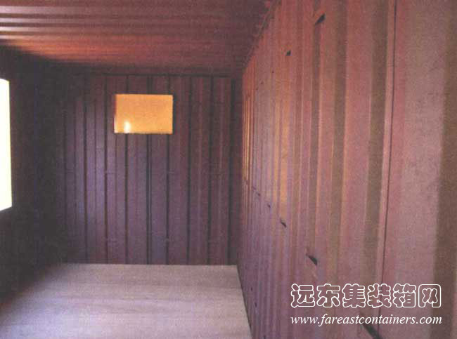 特制集裝箱內(nèi)部改造前的情況,集裝箱建筑,集裝箱房屋,集裝箱住宅,集裝箱活動房,住人集裝箱