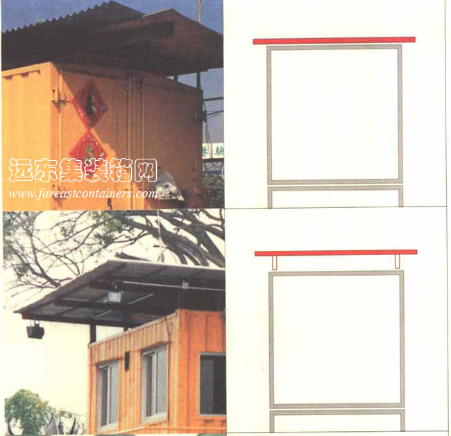 集裝箱建筑的屋面,集裝箱房屋,集裝箱住宅,集裝箱活動(dòng)房,住人集裝箱