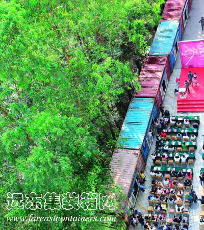 集裝箱房屋式展臺,集裝箱建筑,集裝箱活動房,集裝箱住宅