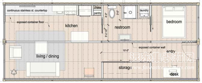 集裝箱公寓室內(nèi)平面圖,集裝箱建筑,集裝箱房屋,集裝箱住宅,集裝箱活動房,住人集裝箱