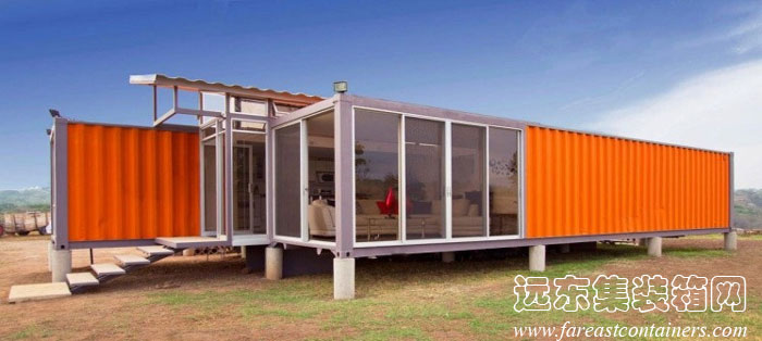 哥斯達(dá)黎加竹屋集裝箱住宅實(shí)物照片,集裝箱房屋,集裝箱活動(dòng)房,住人集裝箱,集裝箱建筑