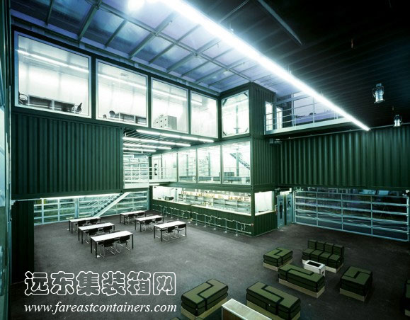 韓國首爾 platoon 多功能藝術(shù)中心室內(nèi),集裝箱房屋,集裝箱活動房,住人集裝箱,集裝箱住宅,集裝箱建筑