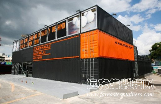 韓國光州美術(shù)館外觀,集裝箱房屋,集裝箱活動房,住人集裝箱,集裝箱住宅,集裝箱建筑