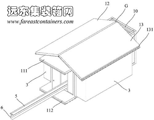 構建過程中集裝箱房屋呈現(xiàn)的不同結(jié)構示意圖