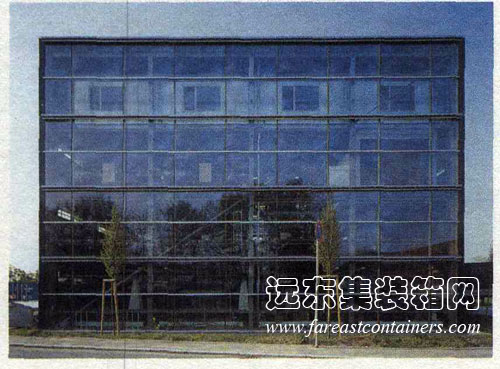 盒子建筑實例：費(fèi)爾巴舍辦公樓(Office Block in Fellbach)