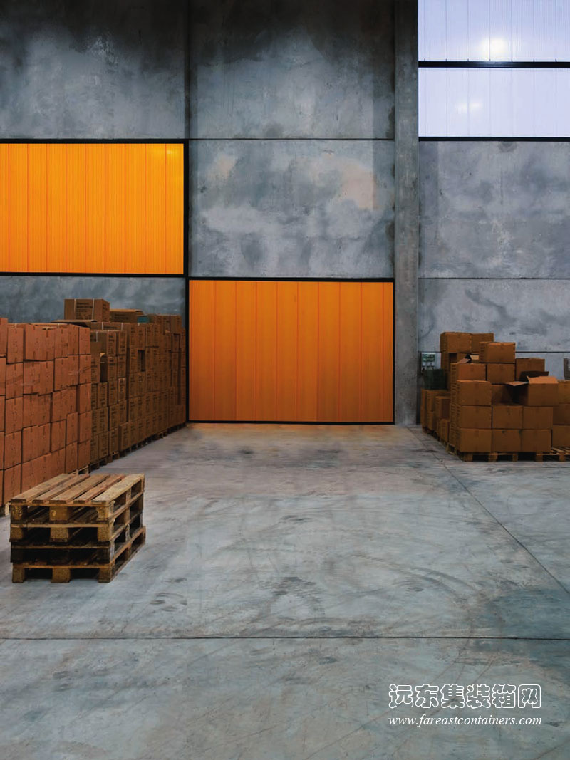OFIS事務所集裝箱式建筑的外觀細節(jié)