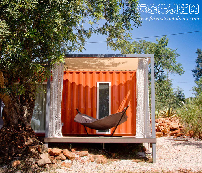 集裝箱別墅周邊附加的陽(yáng)臺(tái)