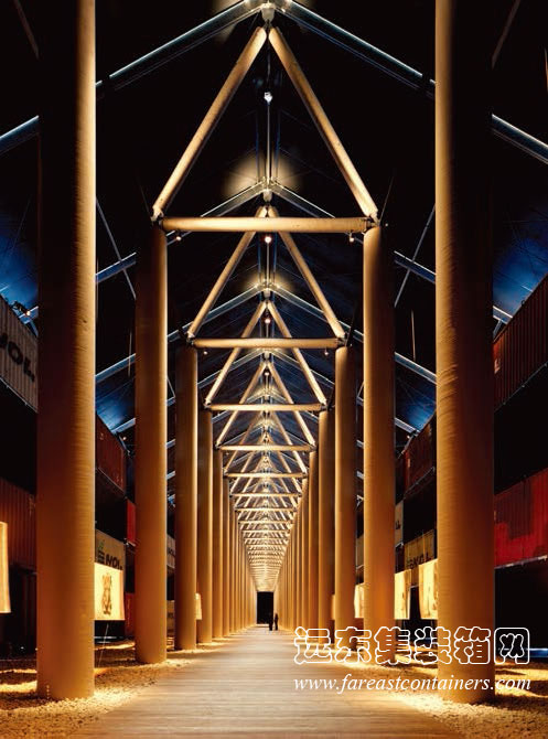 Nomadic 集裝箱博物館內部