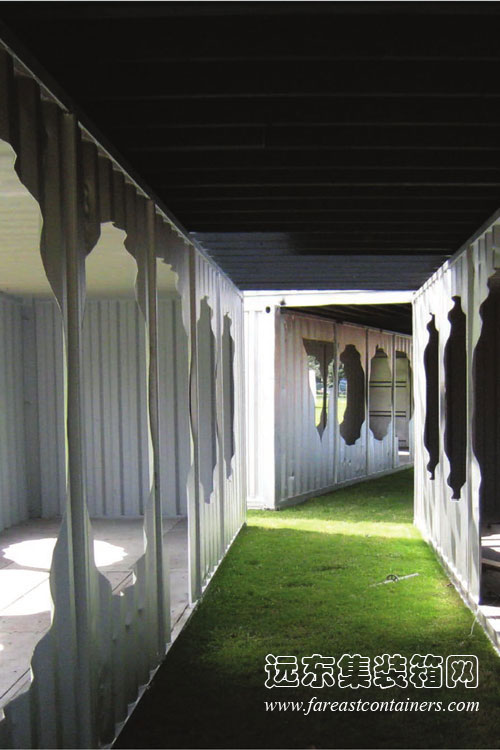 集裝箱建筑: VOODOO 集裝箱活動室的室內(nèi)