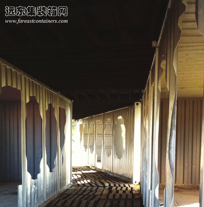 集裝箱建筑: VOODOO 集裝箱活動室的室內(nèi)