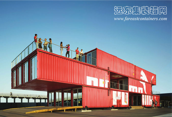商業(yè)集裝箱建筑:彪馬城的整體外觀