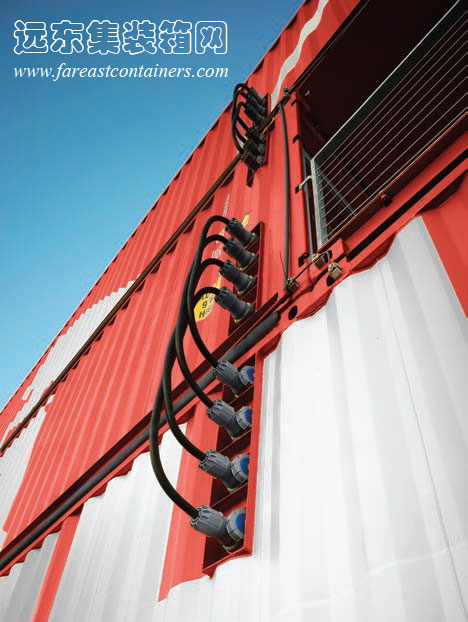 商業(yè)集裝箱建筑:彪馬城的電氣插座