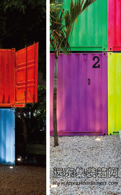 集裝箱建筑:“十日談”集裝箱家具店的集裝箱