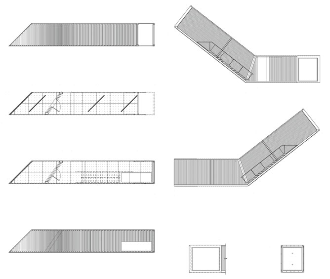 APAP open school 集裝箱學(xué)校局部設(shè)計圖