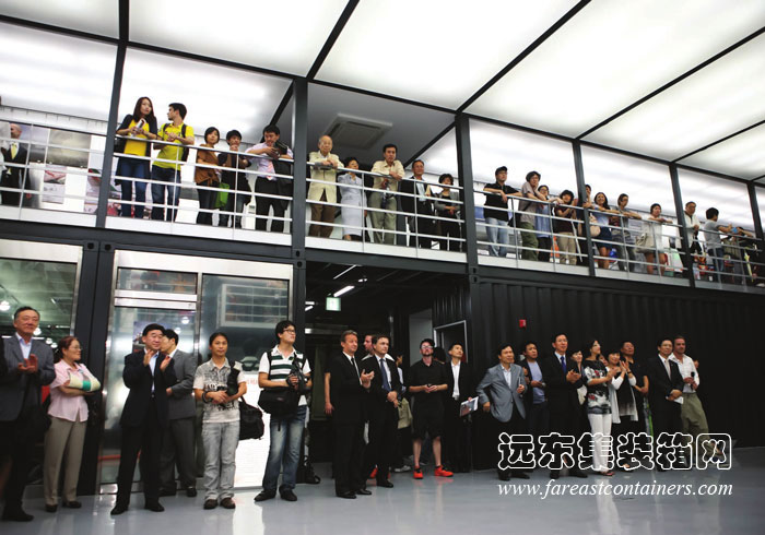 Gwanju 集裝箱藝術(shù)館的觀演平臺(tái)