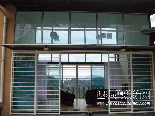 集裝箱住宅: Upcycled 集裝箱度假屋的室內(nèi)