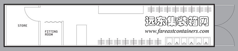 BOXPARK shoreditch 盒子公園集裝箱購(gòu)物中心的單個(gè)店鋪設(shè)計(jì)圖