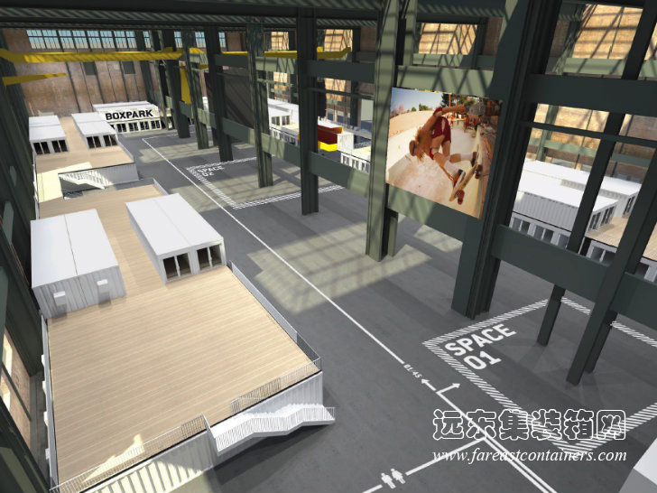 集裝箱大賣場Boxpark NDSM將擁有商鋪、酒店以及酒吧等