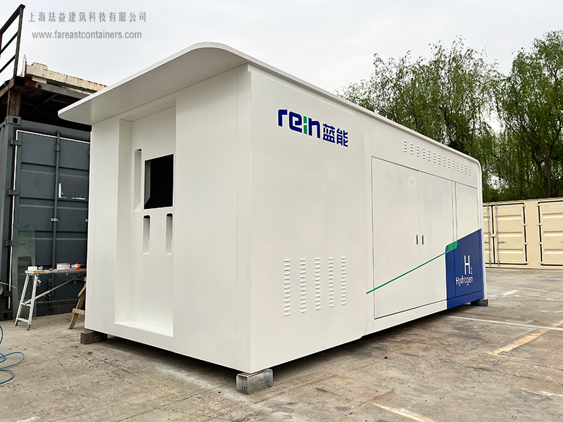 壓縮機(jī)撬正面配置加氫槍及顯示屏位