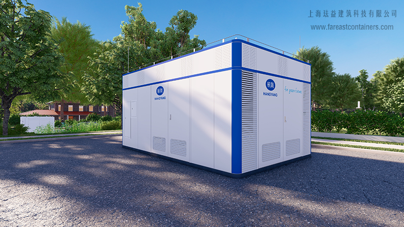 壓縮機(jī)罩殼效果圖：頂部設(shè)計(jì)避雷裝置